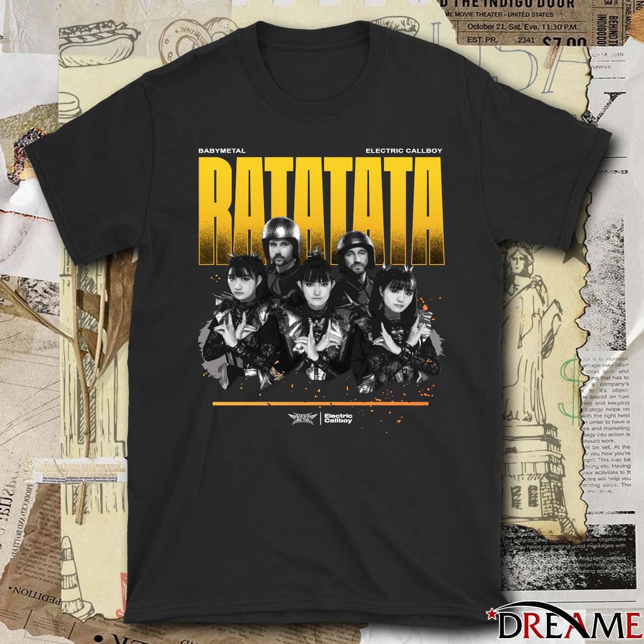 BABYL RATATATA COVER TEE XLサイズ BABYMETAL RATATATA COVER TEE Lサイズ - メルカリ