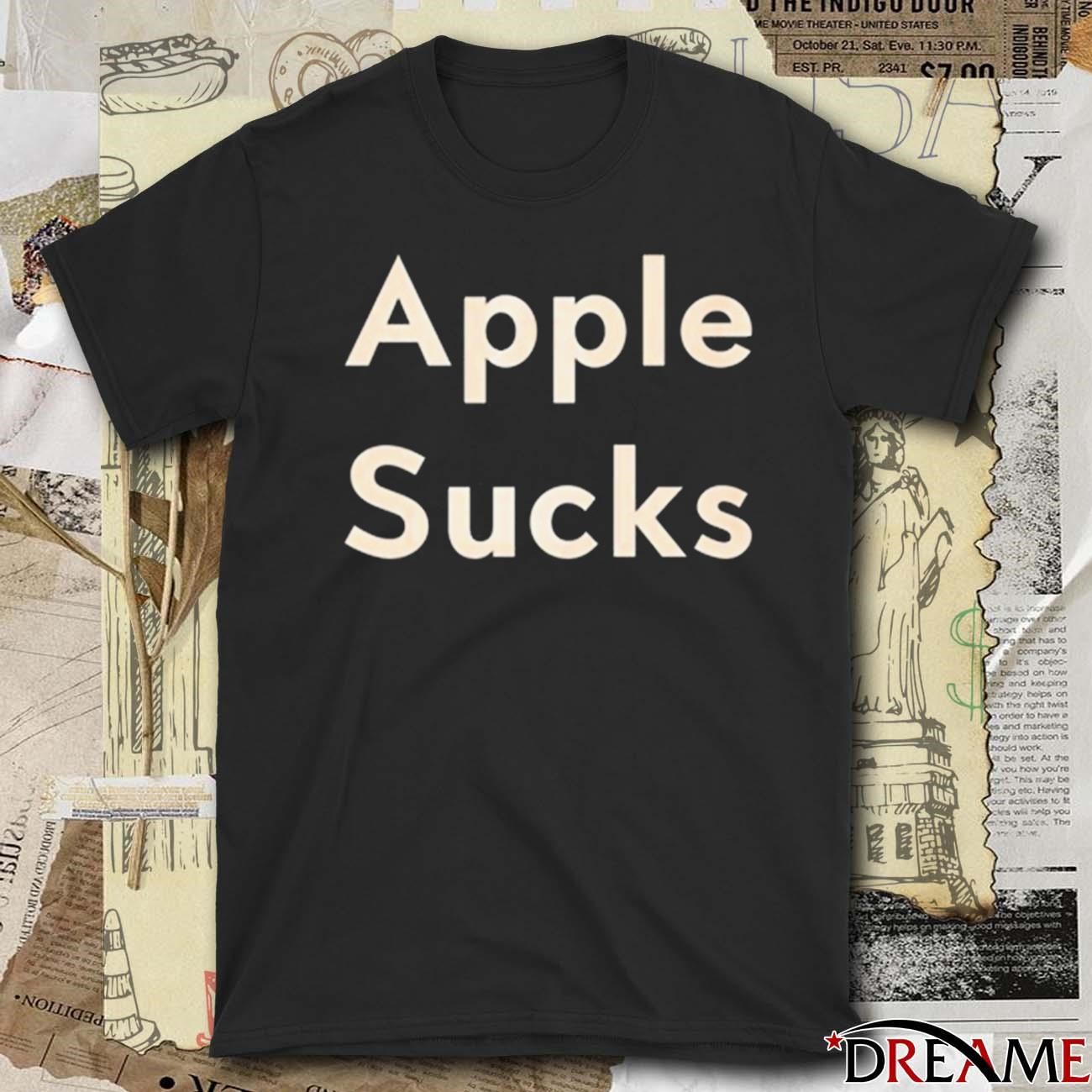 Official Apple Sucks t-shirt, hoodie, sweater, long sleeve and 