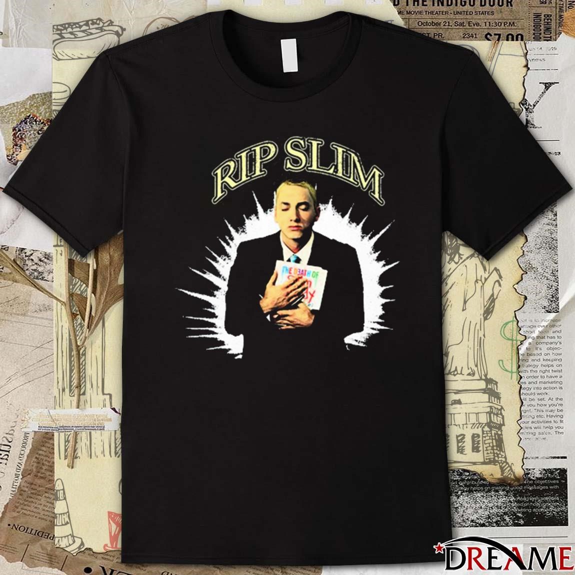 Official The Death Of Slim Shady Eminem Rip Slim t-shirt, hoodie ...