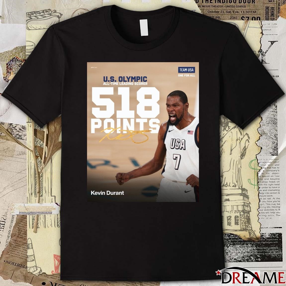 kevin durant olympic t shirt