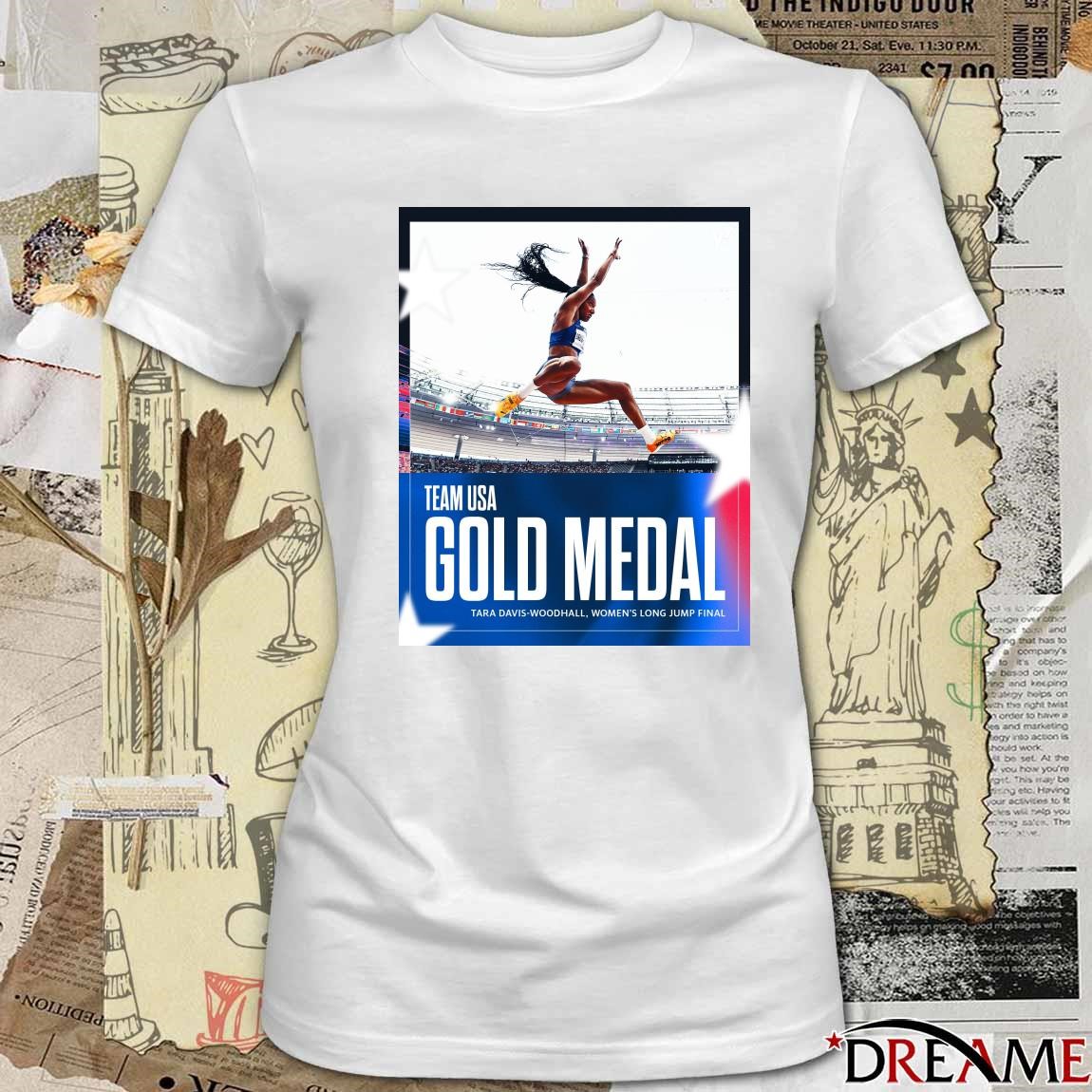 Official Tara Davis-Woodhall Team USA Gold Medal Women’s Long Jump 