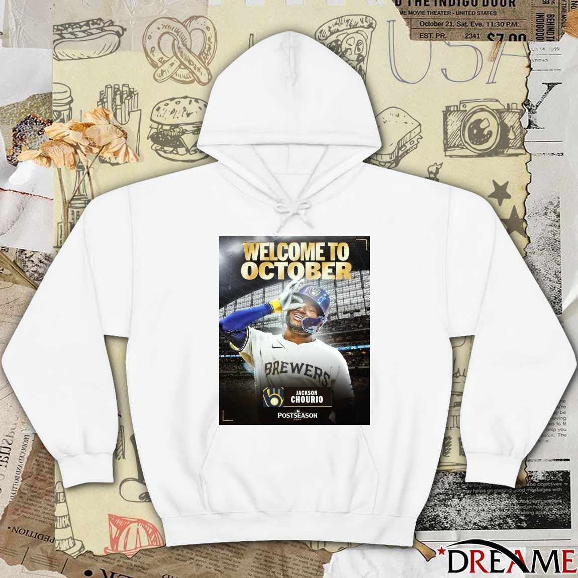 Official to October Milwaukee Brewers Jackson Chourio MLB