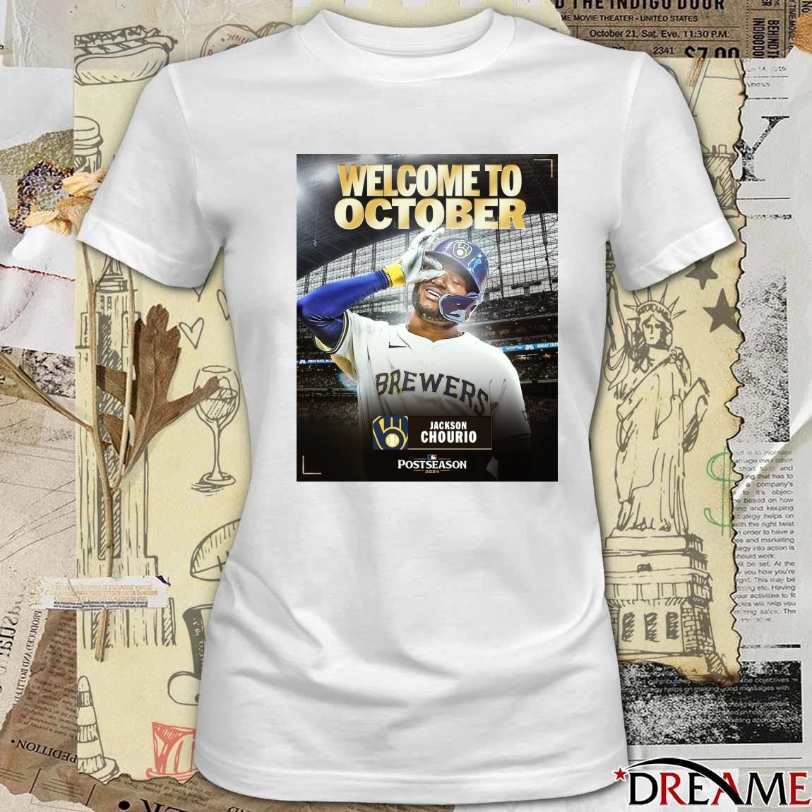 Official to October Milwaukee Brewers Jackson Chourio MLB