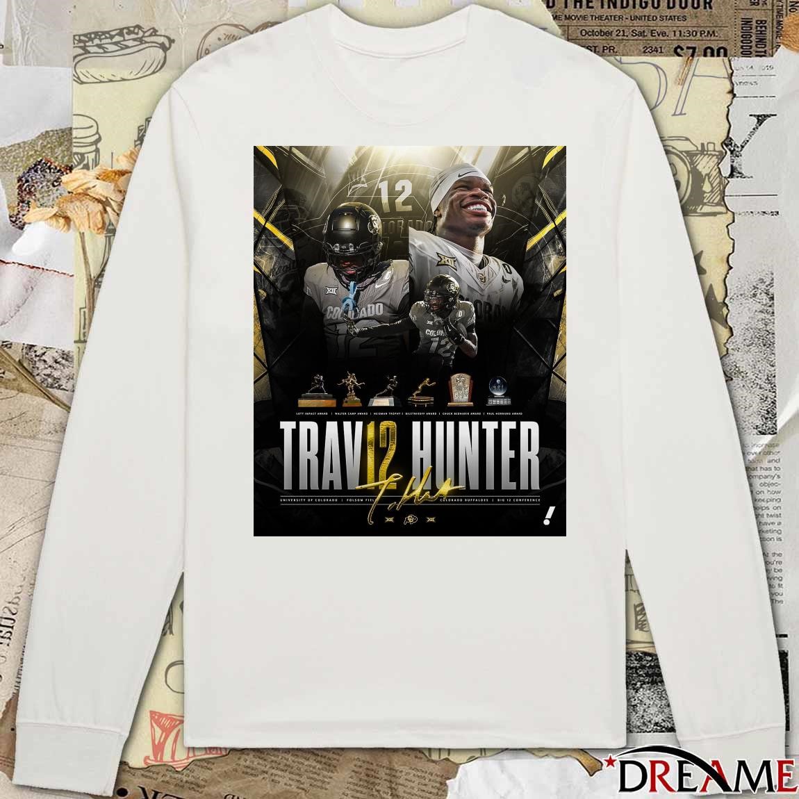 Hall Of Fame Sports Memorabilia Framed Travis Hunter Colorado Buffaloes 2024 Heisman Trophy Winner 11 X14 - View #9