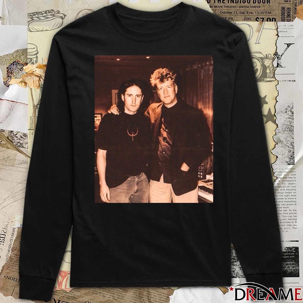 Official In A Quake David Lynch and Trent Reznor Photo tshirt, hoodie