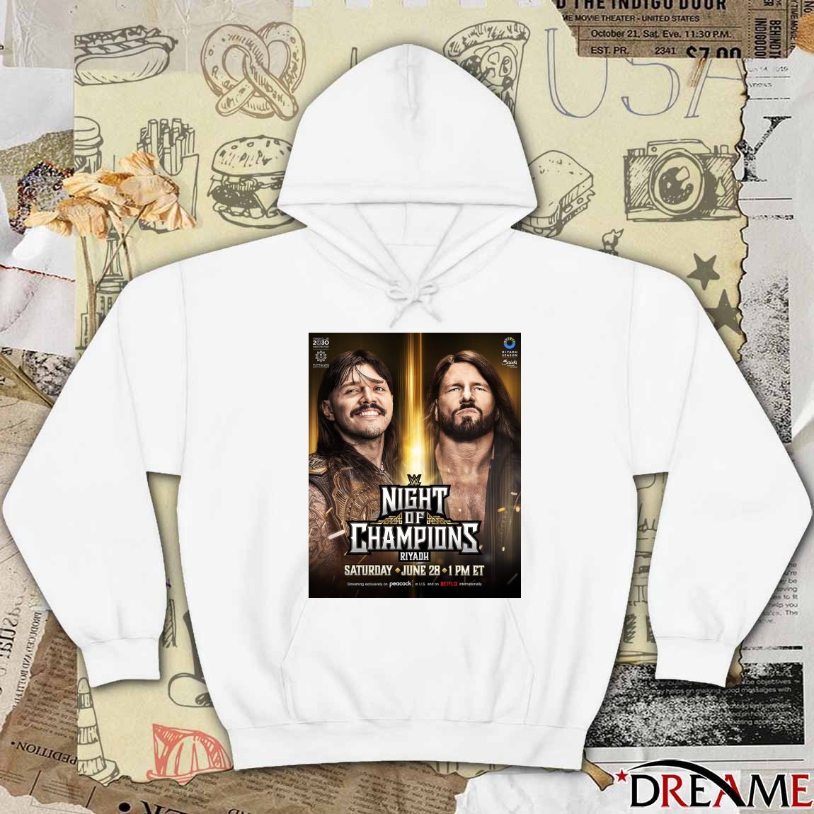 Official Dominik Mysterio Vs AJ Styles WWE Night Of Champions Riyadh ...